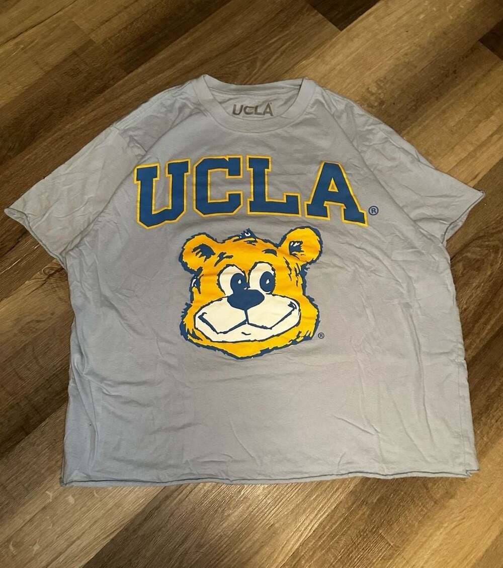 UCLA Bruins Joe Bruin Bear Graphic T-Shirt Light Blue